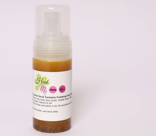 Green Tea & Turmeric Face Wash (4oz)